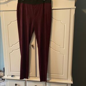 INC International Concepts Burgundy Leggings